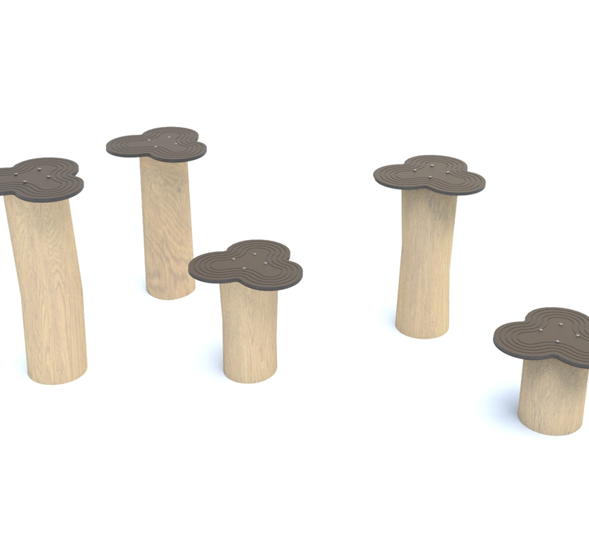 Balansestubber Blomst Art. 8115-7-3II26-1A