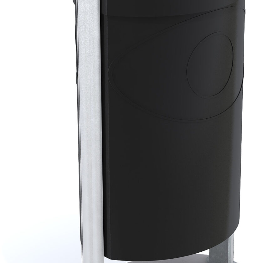 HAGS Søppelkasse Ellipse 60L